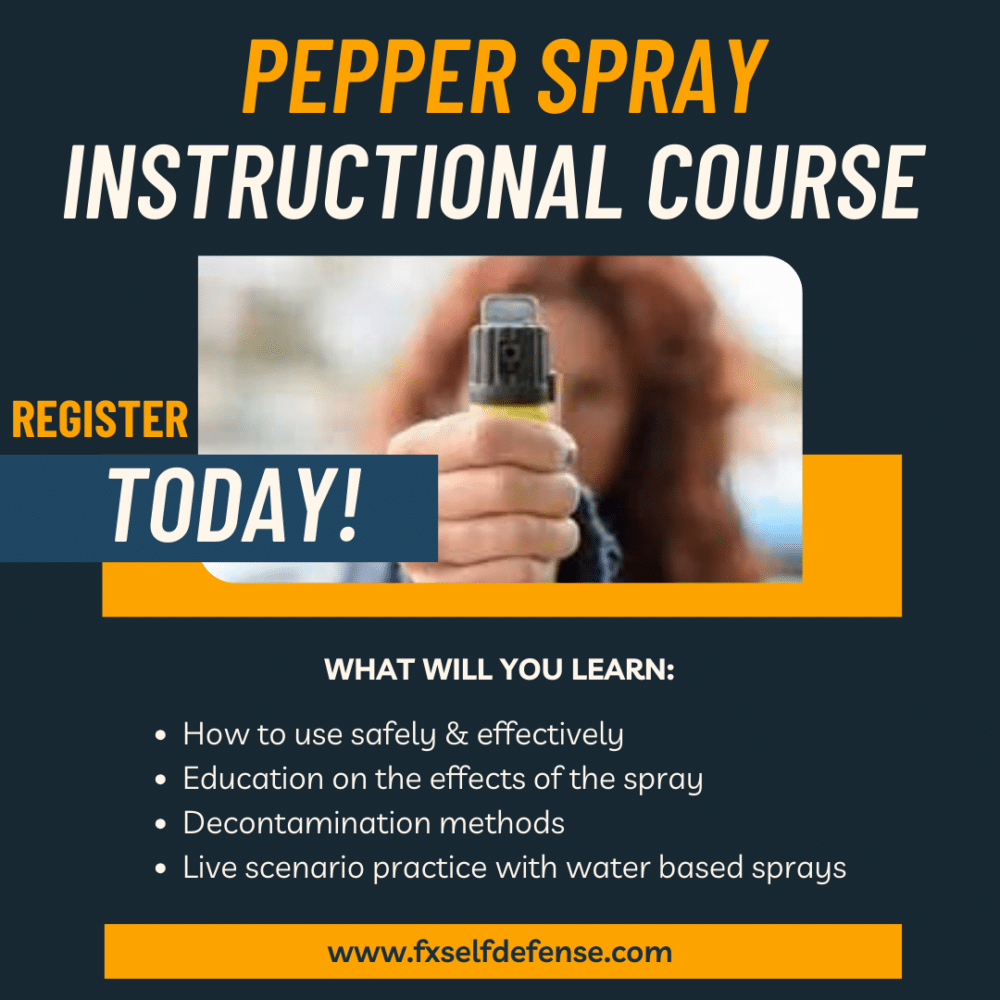 Sabre Pepper Spray Personal Safety Course