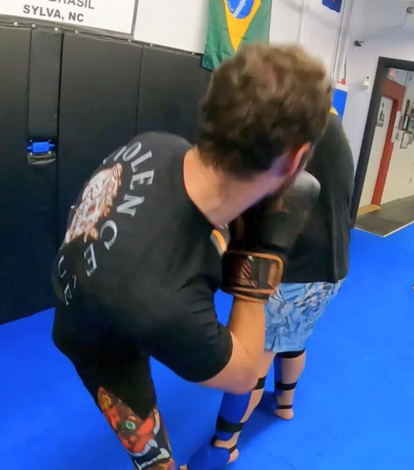 Muay Thai training at FX Self Defense